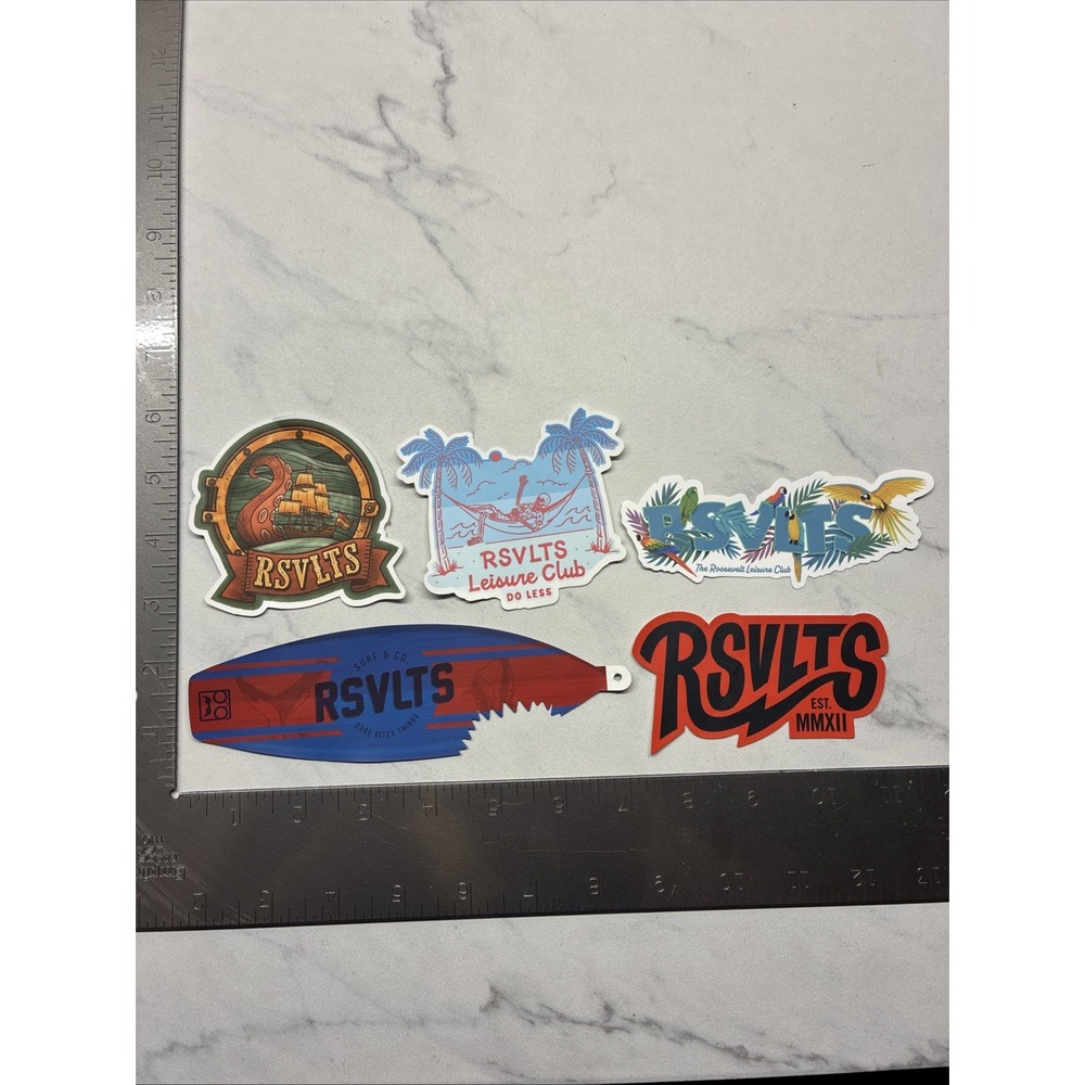 RSVLTS Lot of 5 Stickers (The Roosevelts)